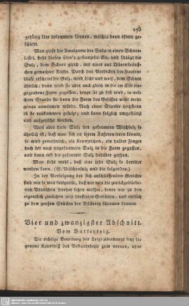 Vier und zwanzigster Abschnitt. Vom Butterteig