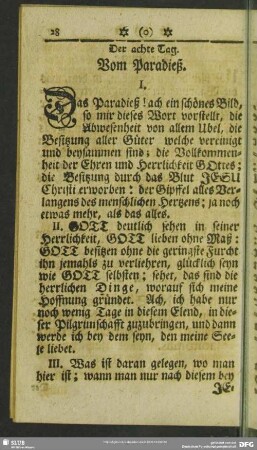 Der achte Tag. Vom Paradieß