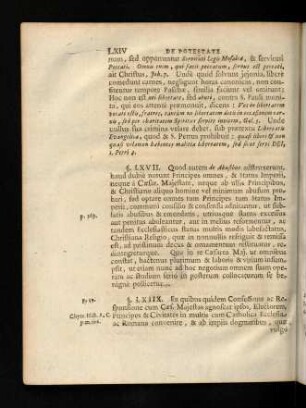 LXIV-XLV, § LXVII - LXIIX