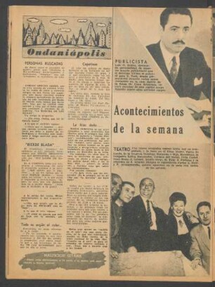 Acontecimientos de la semana