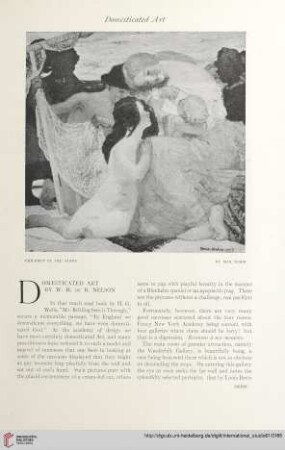 Vol. 61 (1917) = No. 243: Domesticated art