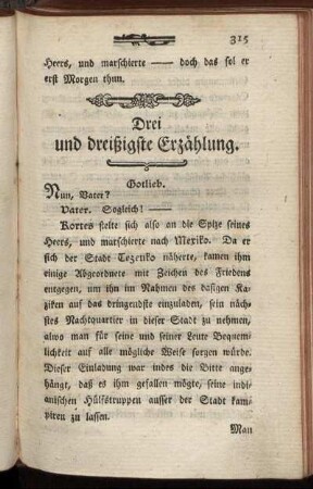 Drei und dreißigste Erzählung.