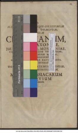 Ad Illustrissimum Atque Celsissimum Principem Ac Dominum, Dominum Christianum, Ducem Saxoniae, Iuliaci, Cliviae, Montaniae ... Musarum Issiacarum Alloquium Humilimum
