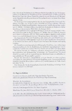 13. Papyrus-Edition