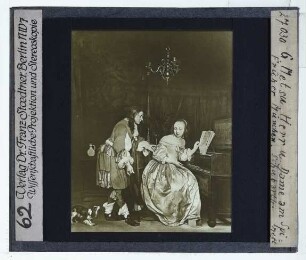 Metsu, Eine Dame am Spinett und ein Herr mit Weinglas (London Ranger's House 88259571)