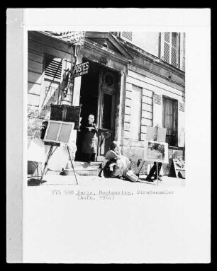 Straßenmaler in Montmartre