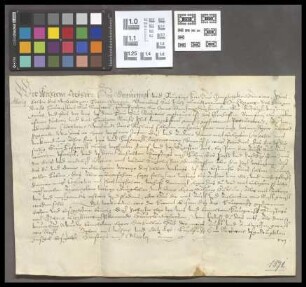 Butzbach: Ladung des kaiserlichen Hofgerichts zu Rottweil für Jakob Drach, Bürger zu Butzbach