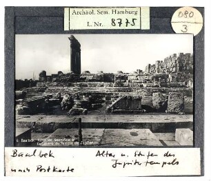 Baalbek: Jupitertempel, Altar und Stufen