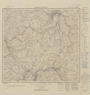 5229 (alte Nr.: 3056) Tambach- Dietharz, Meßtischblatt (4cm - Karte)