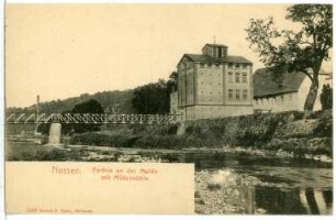 Nossen. Partie an der Mulde und Mittelmühle