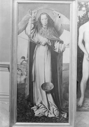 Altarwerk aus St.Alban in Köln — Sankt Michael als Seelenwäger