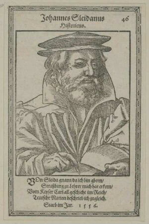 Bildnis des Johannes Sleidanus