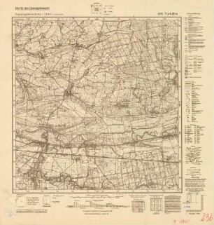 1395 (alte Nr.: 236) Norkitten, Topographische Karte 1:25000 (4cm - Karte)