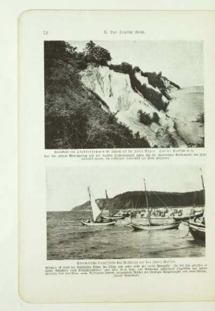 Kreidefelsen von Stubbenkammer bei Saßnitz auf der Insel Rügen