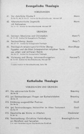 Evangelische Theologie
