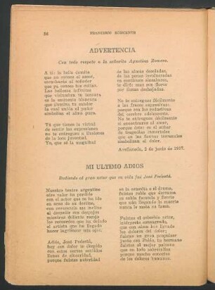 Mi último adios