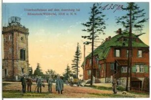 Eibenstock. Unterkunftshaus auf dem Auersberg