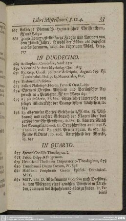 [Libri] In Duodecimo