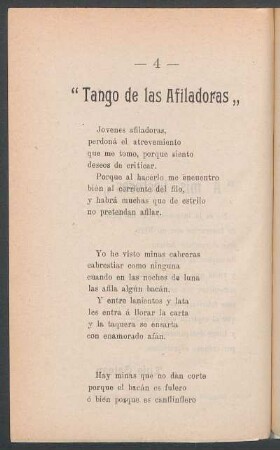 "Tango de las afiladoras"