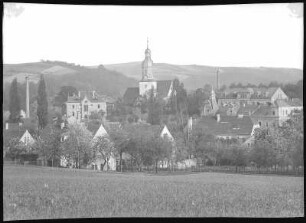 Kreischa. Blick nach Kreischa