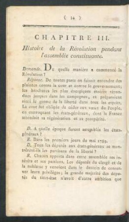 Chapitre III. Histoire de la Révolution pendant l'assemblée constituante