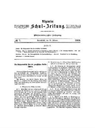 Die Gesetzentwürfe über die preußischen Volksschulen