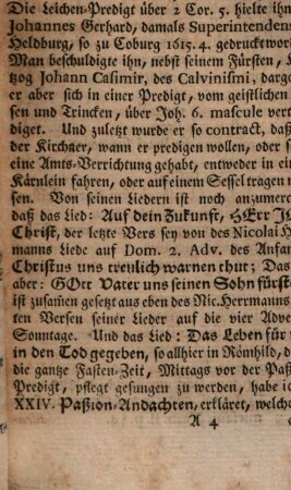 Johann Caspar Wetzels Analecta Hymnica, Das ist: Merckwürdige Nachlesen zur Lieder-Historie, [Erster Band] Drittes Stück