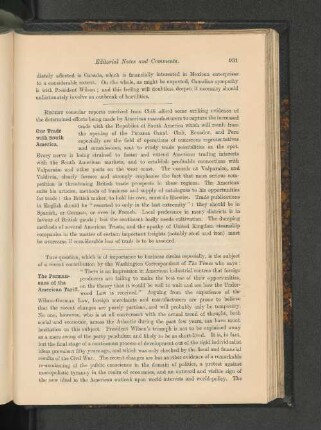 The Permanence of the American Tariff.