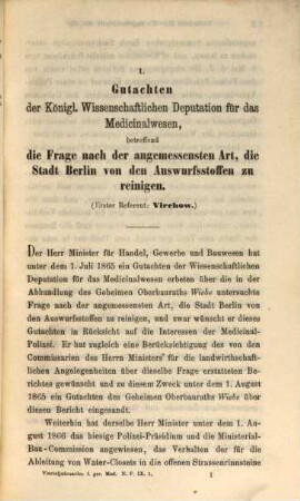Vierteljahrsschrift für gerichtliche und öffentliche Medicin. 9. 1868