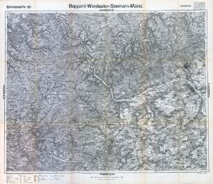 Reichskarte: Einheitsblatt 120 Boppard-Wiesbaden-Simmern-Mainz