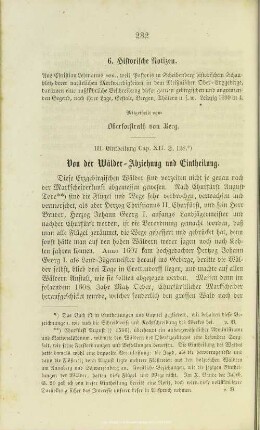6. Historische Notizen.