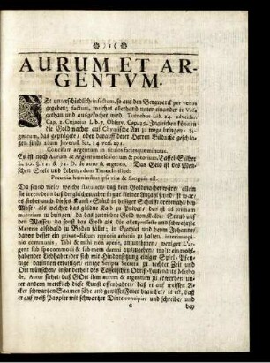 Aurum Et Argentum.
