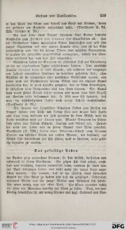 Das gesellige Leben