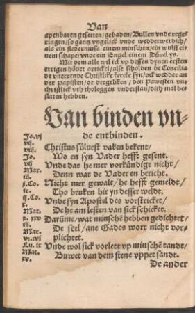 Van binden unde entbinden.