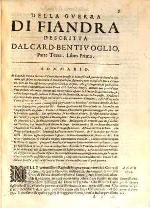 Historia Della Gverra Di Fiandra. 3