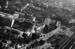 Freiburg: Neubau Freiburger Gewerbebank, von Westen