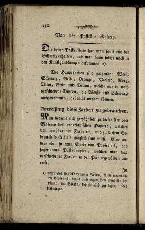 Von der Pastell-Malerey.
