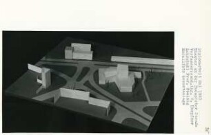 Theater an der Budapester Straße, Berlin-Tiergarten (Diplomarbeit bei Peter Poelzig): Modellfoto