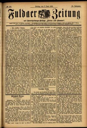 Ausgabe vom Freitag, den 07. Juni 1895.