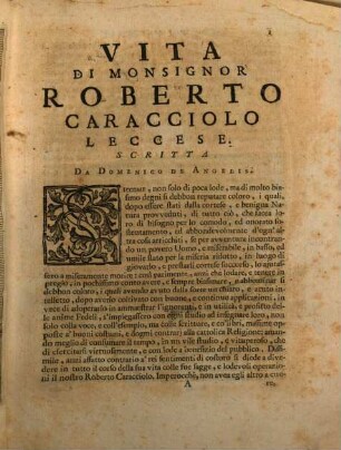 Le Vite De Letterati Salentini, 1