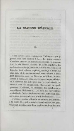 La maison déserte