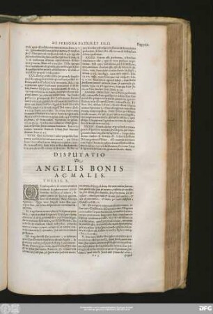 [IV.] Disputatio De Angelis Bonis Ac Malis.