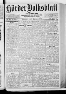 Hörder Volksblatt. 1884-1934