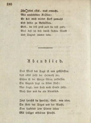 Abendlied