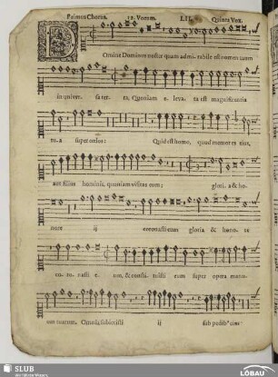 LII. Domine Dominus noster