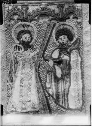 Kloster Lichtental Kasel links Andreas, rechts Bartholomäus (Anfang 16. Jahrhundert)