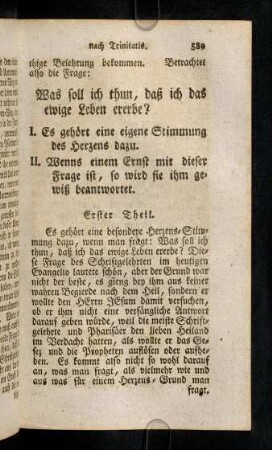 589-599, Erster Theil; Zweyter Theil