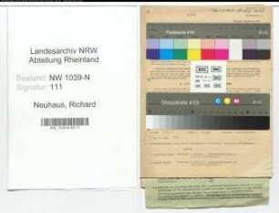 Entnazifizierung Richard Neuhaus , geb. 25.11.1885 (Arbeiter)