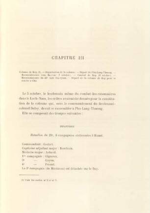 Chapitre III. Colonne de Kep ...