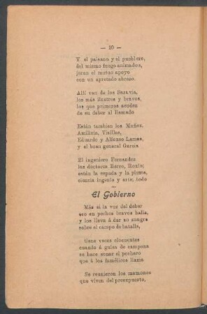 El gobierno